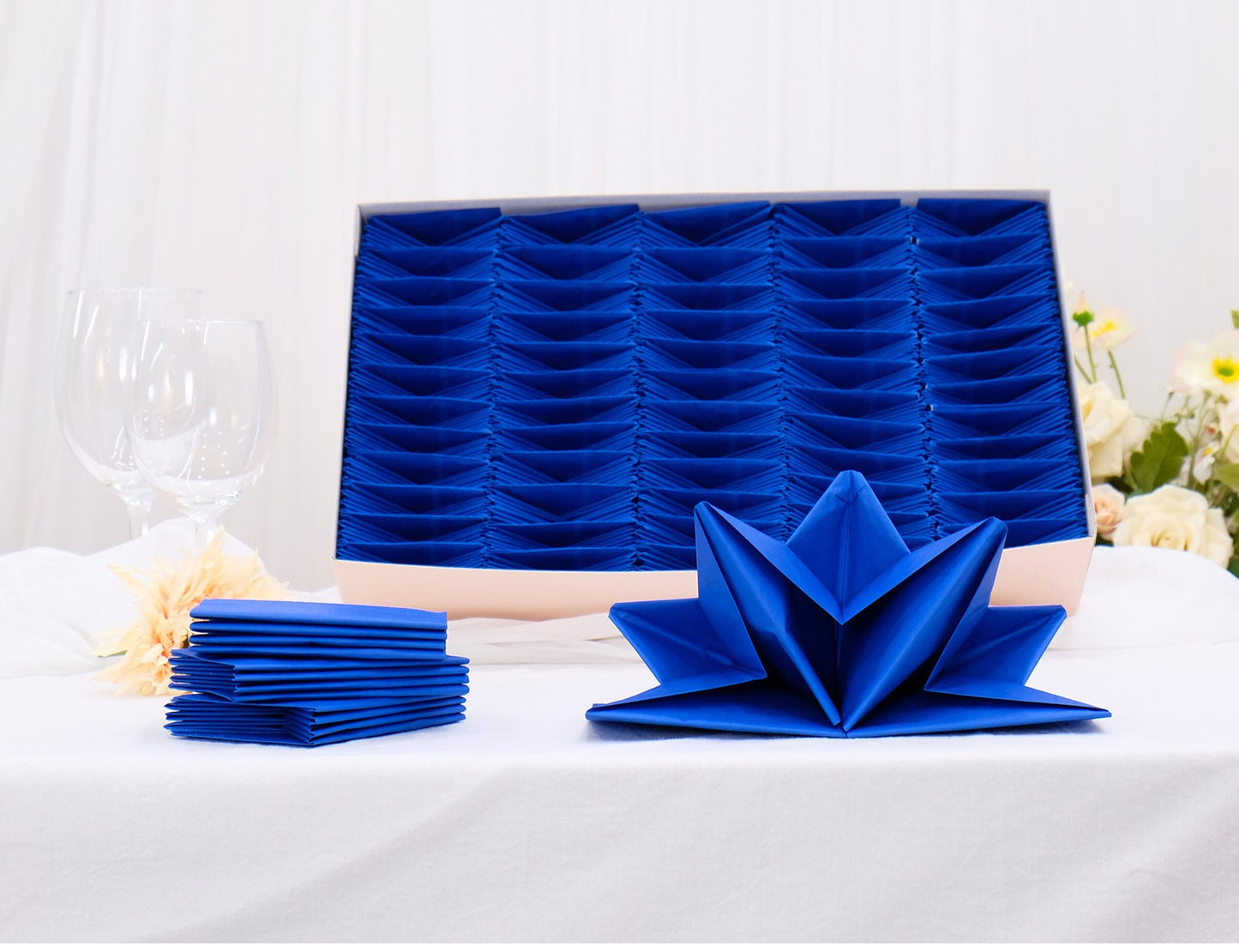 TRAYS OF NAPKINS FOR LARGE VENUES and for EVERY SPECIAL OCCASION