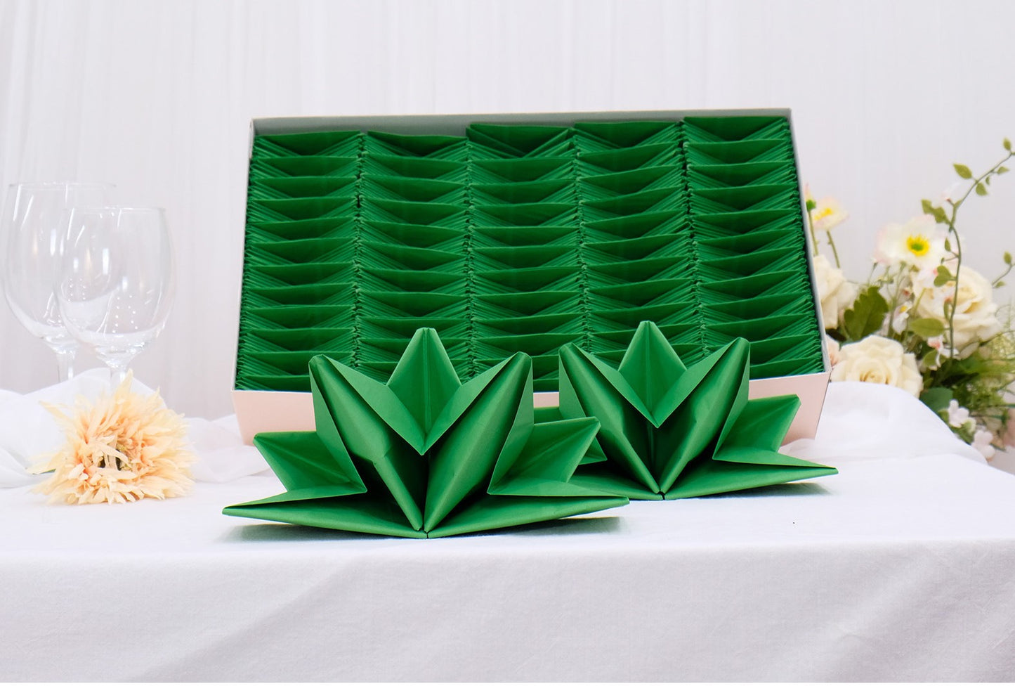 TRAYS OF NAPKINS FOR LARGE VENUES and for EVERY SPECIAL OCCASION